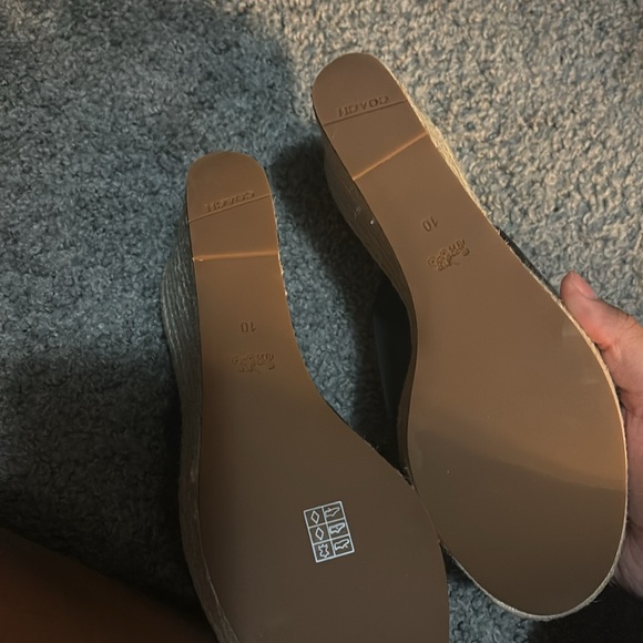 Coach Gloria wedge size 10 - Picture 5 of 5